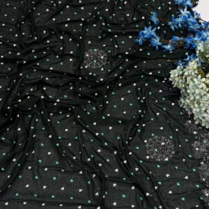 big size Reyon cotton All over stone work