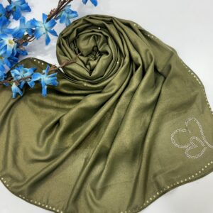 chiffon shimmer 4 side sequence and stone work