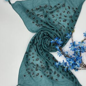 cotton crush fabric with rabbit puffy hijabs