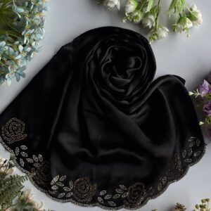 munna satin pallu stone