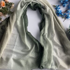 imported cotton fabric with all over sequence hijabs