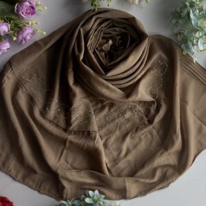 fancy stone work hijabs