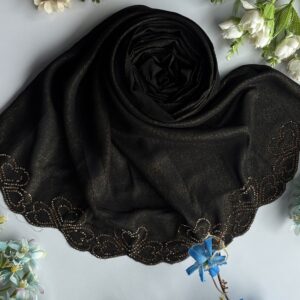 fancy stone work hijabs