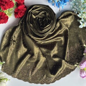 fancy stone work hijabs
