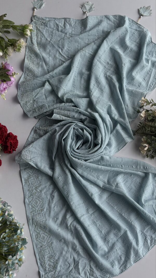 fancy stone work hijabs
