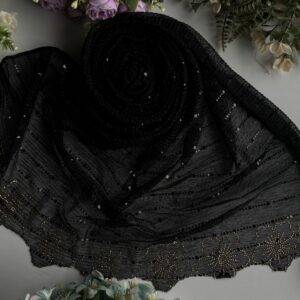 fancy stone work hijabs