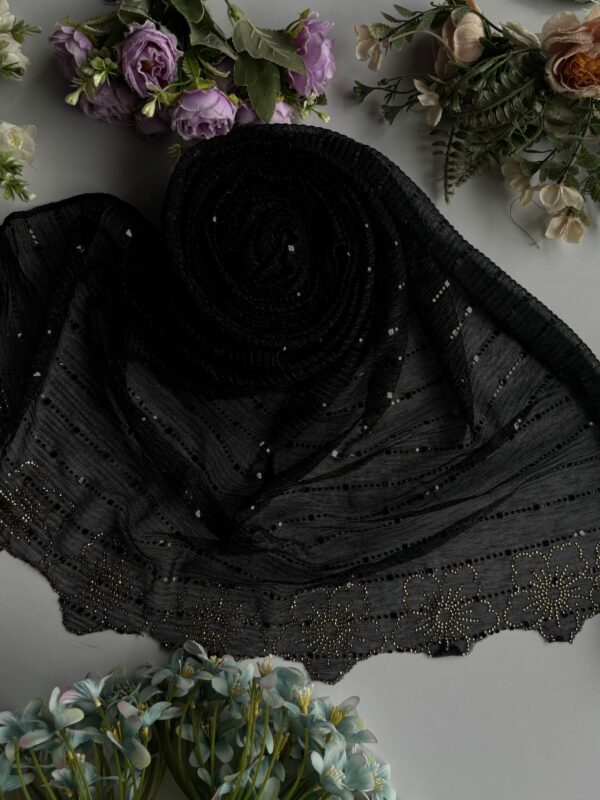 fancy stone work hijabs