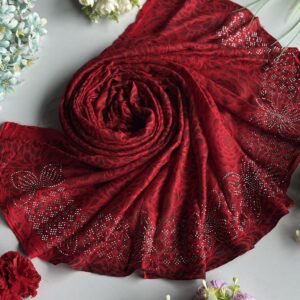 big size Reyon stone work hijabs