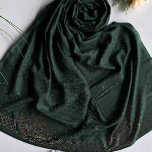 fancy stone work hijabs