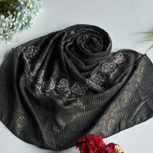 cotton frill pallu stone