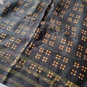 Reyon cotton big size border 4 line stone and heart stone work dupatta