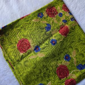 pure cotton big size dupatta with border heavy golden stone work