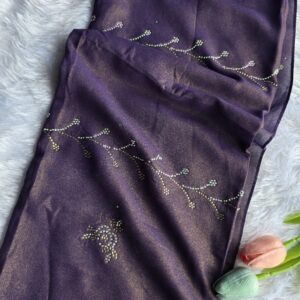 New chiffon heavy all over stone work hijabs