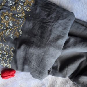 big size imp cotton fabric with border stone work hijabs
