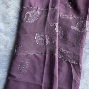 chiffon fancy stone work hijabs