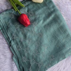 Reyon cotton border stone work