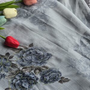 Gentlemen cotton dmc stone work hijabs