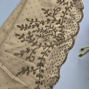 fancy stone work hijabs