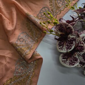 fancy stone work hijabs